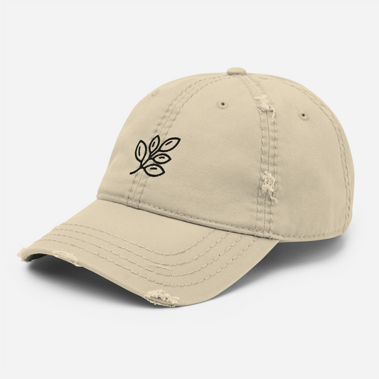 Leaf - Distressed Cap | Minimalist Nature Hat