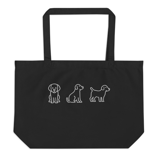 Dogs - Large Organic Tote Bag