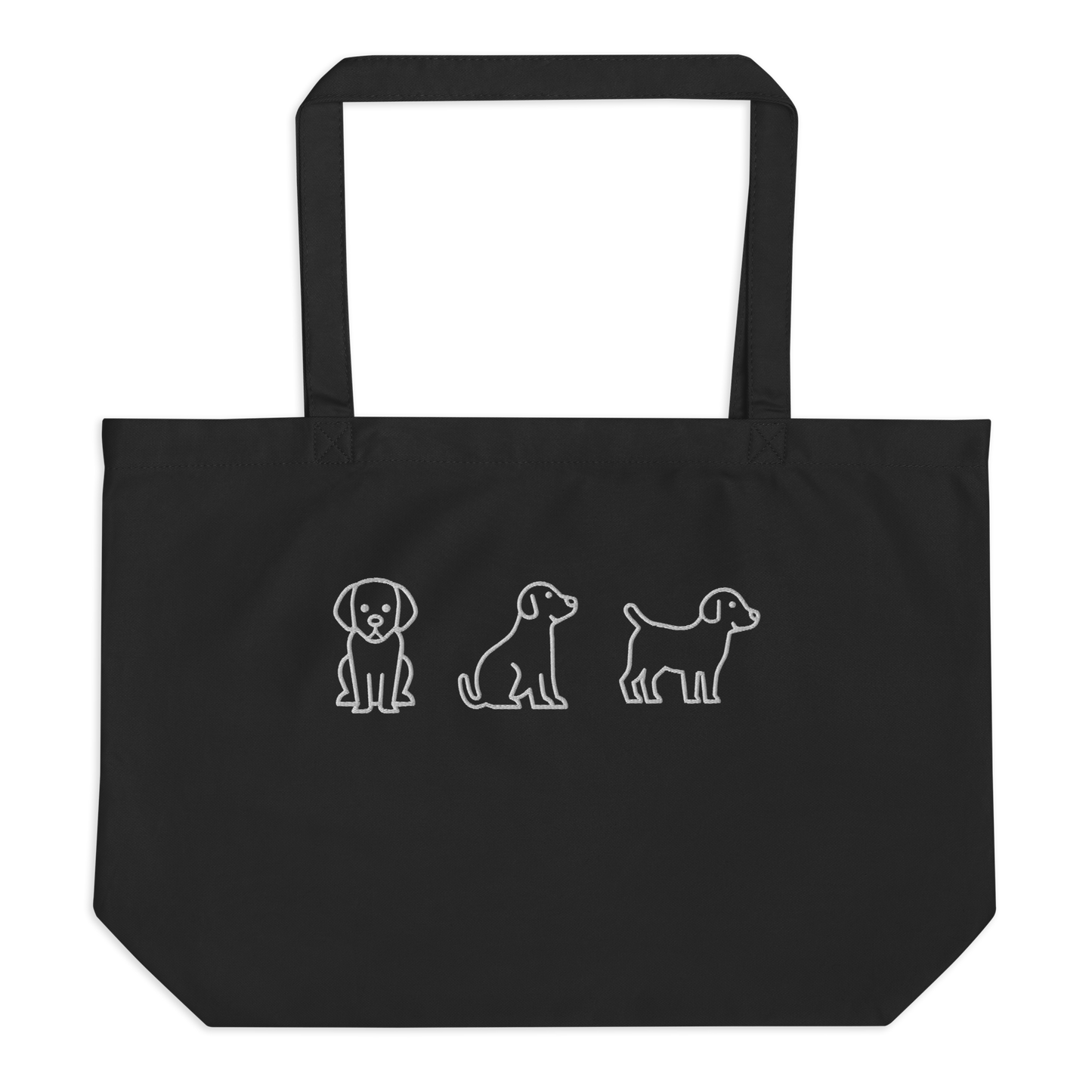 Dogs - Large Organic Tote Bag